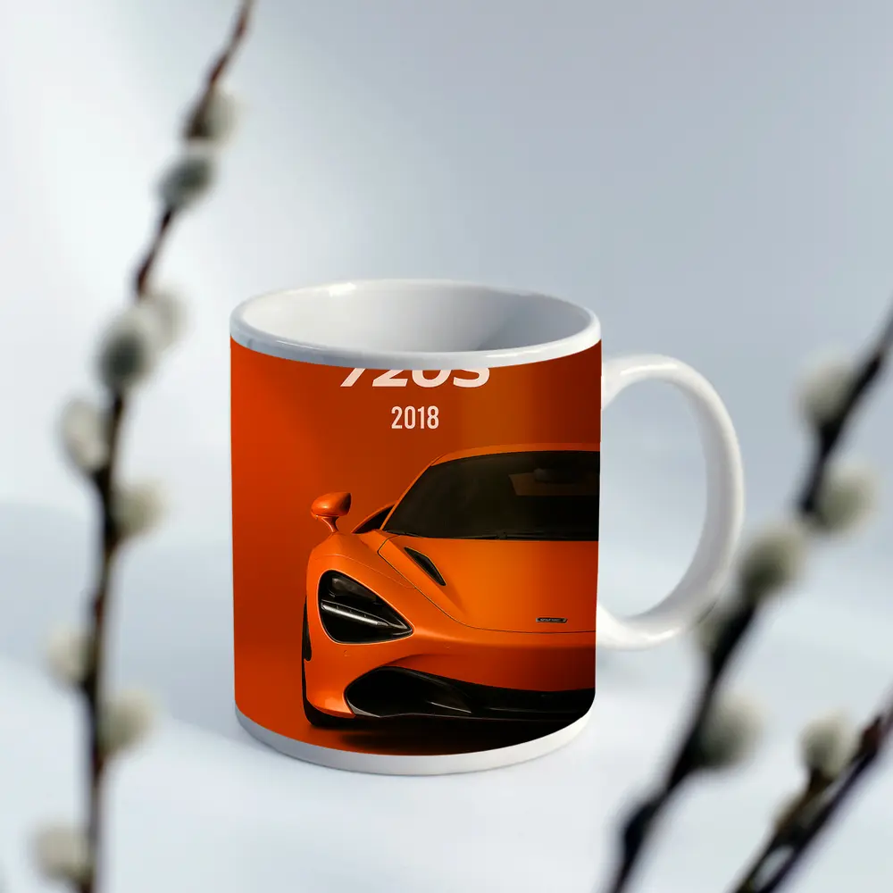 McLaren 720S 2018 Orange Studio Shot – Mugs