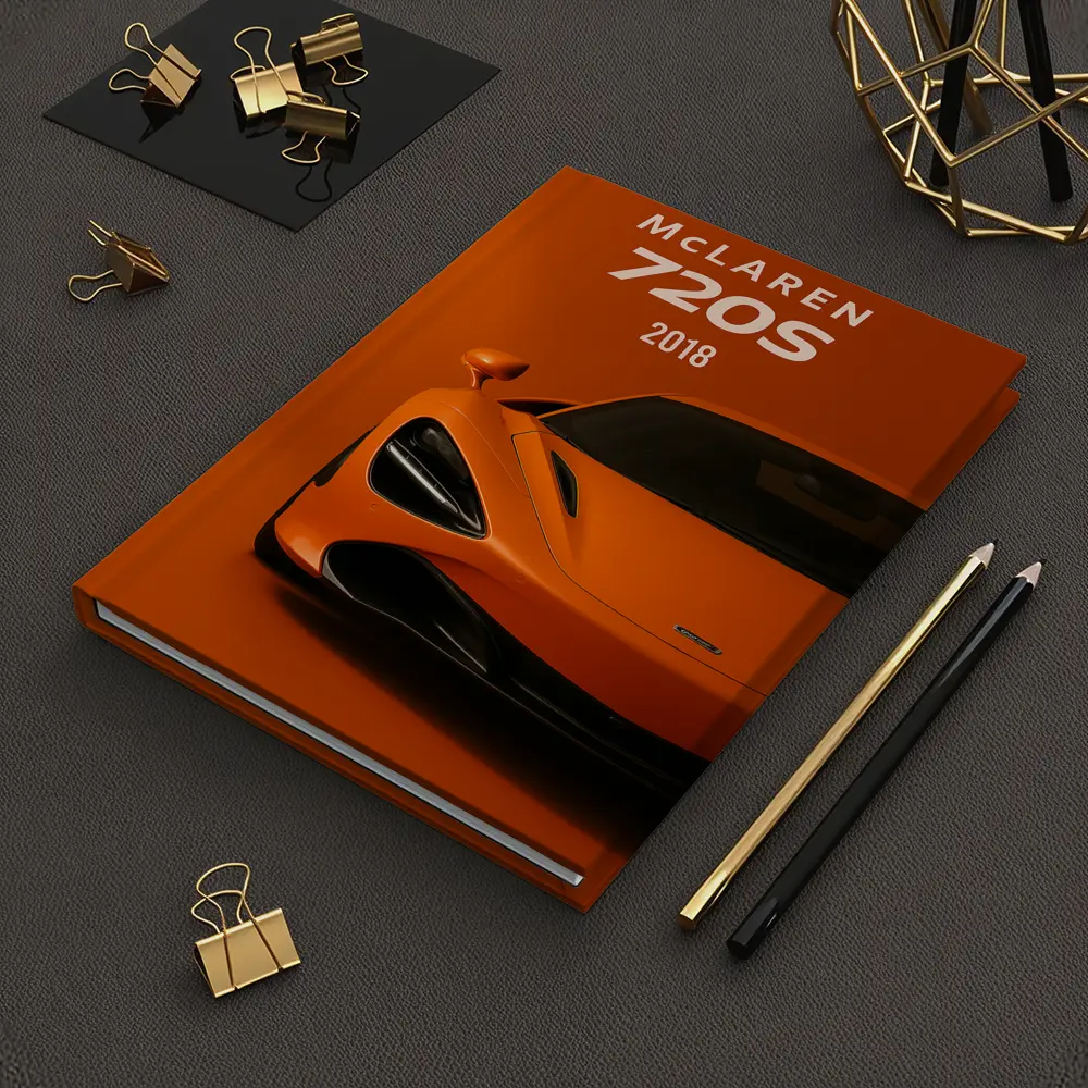 McLaren 720S 2018 Orange Studio Shot – Notebooks