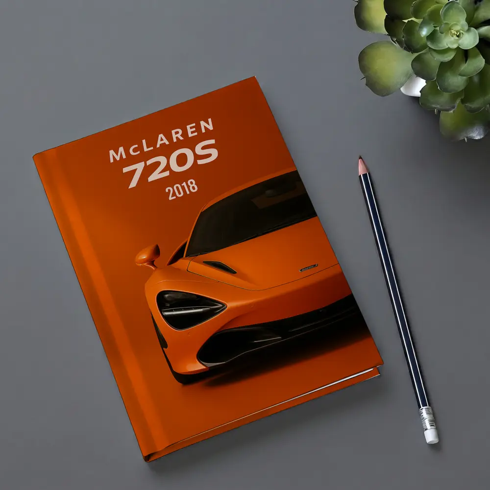 McLaren 720S 2018 Orange Studio Shot – Notebooks