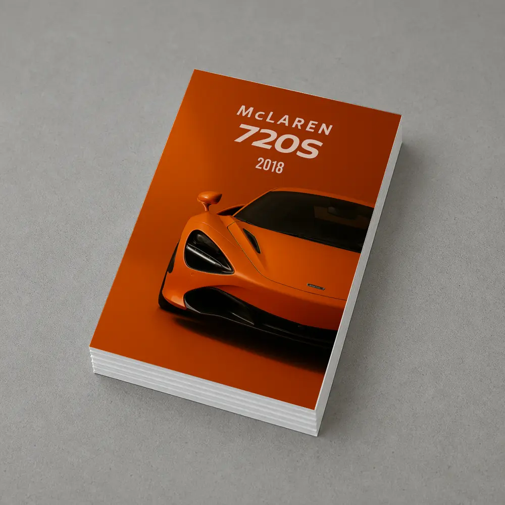 McLaren 720S 2018 Orange Studio Shot – Postcards
