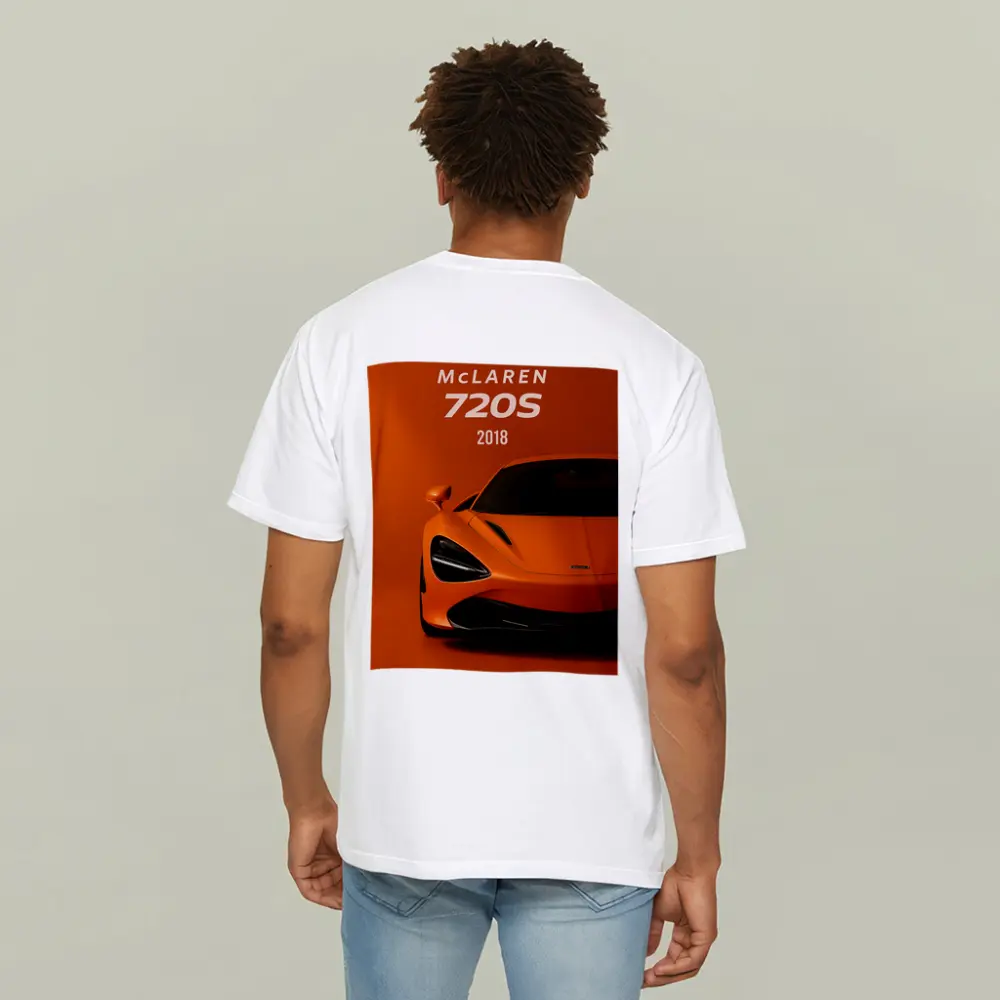 McLaren 720S 2018 Orange Studio Shot – T-Shirts