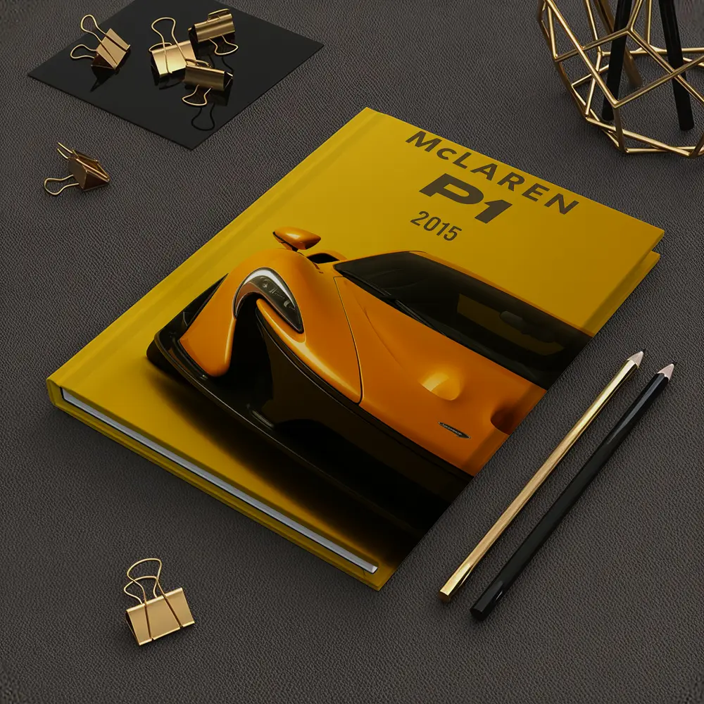 McLaren P1 Orange Supercar Front View – Notebooks