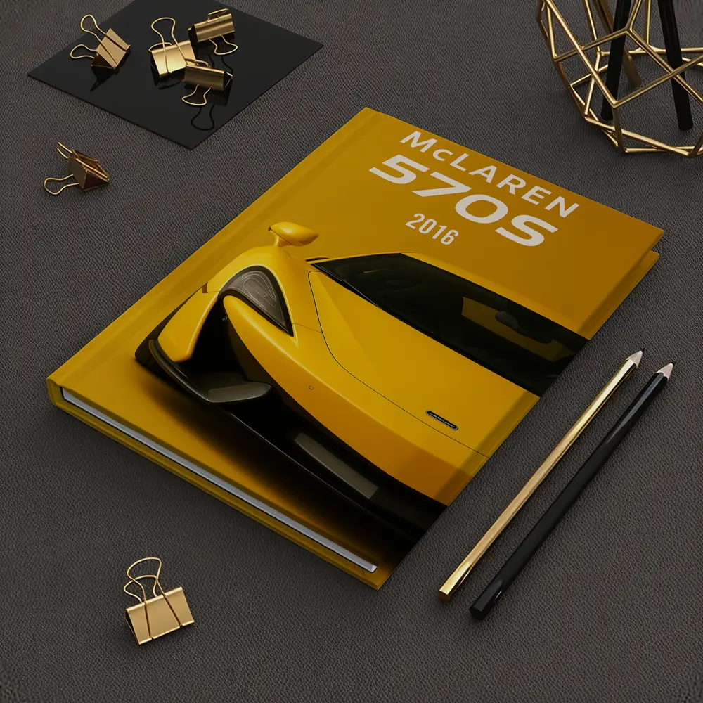 McLaren 570S 2016 Yellow Supercar Front View – Notebooks