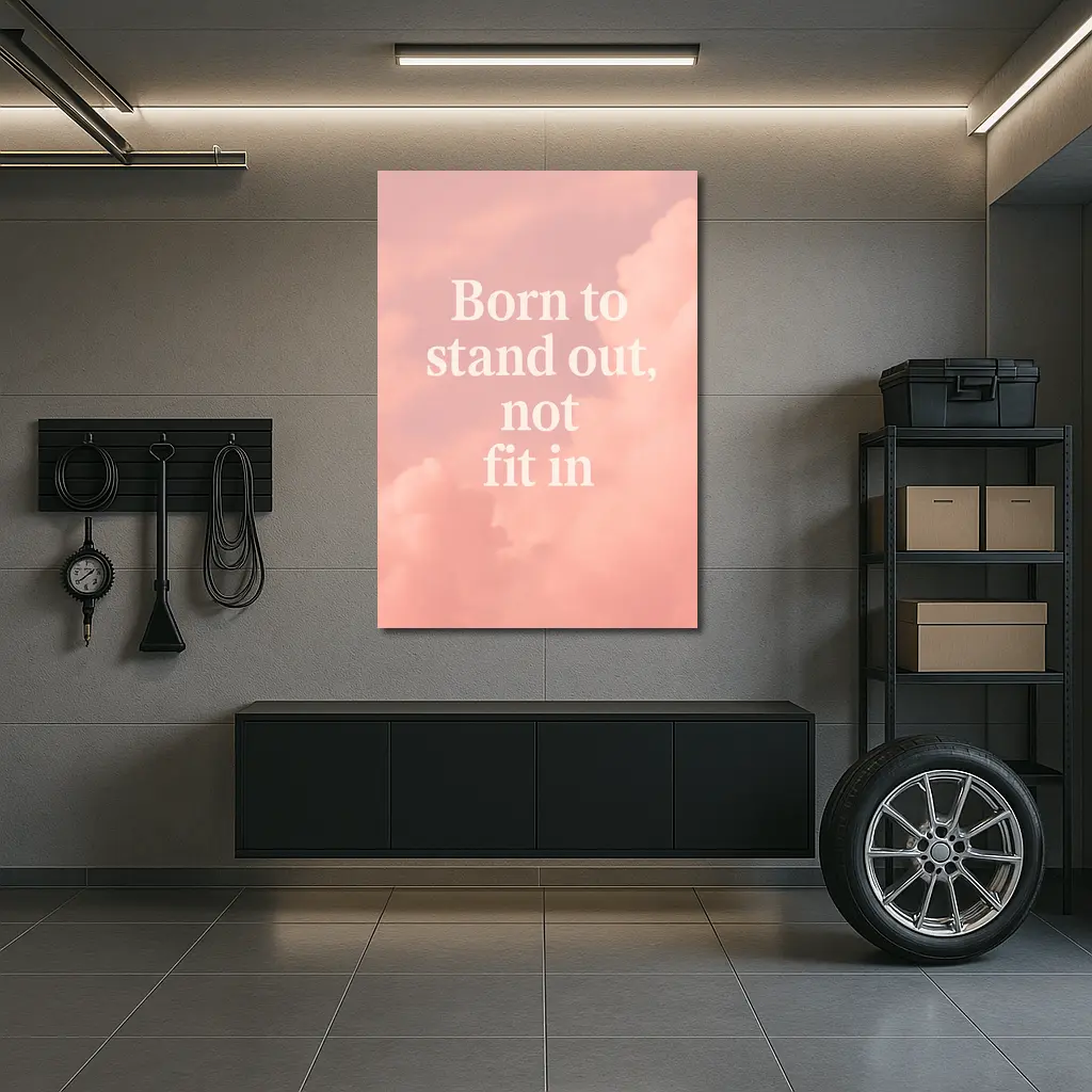 Born To Stand Out Not Fit In – Wall Art