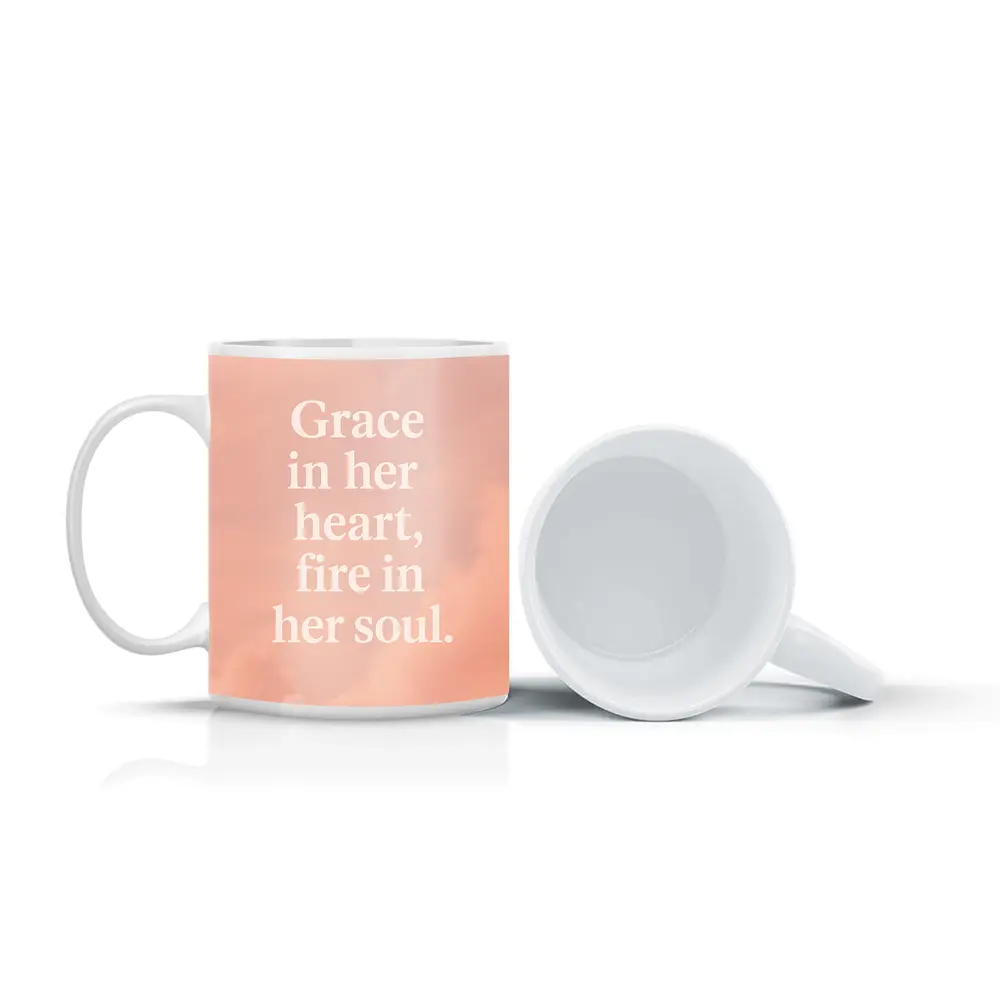 Grace In Her Heart Fire In Soul – Mugs