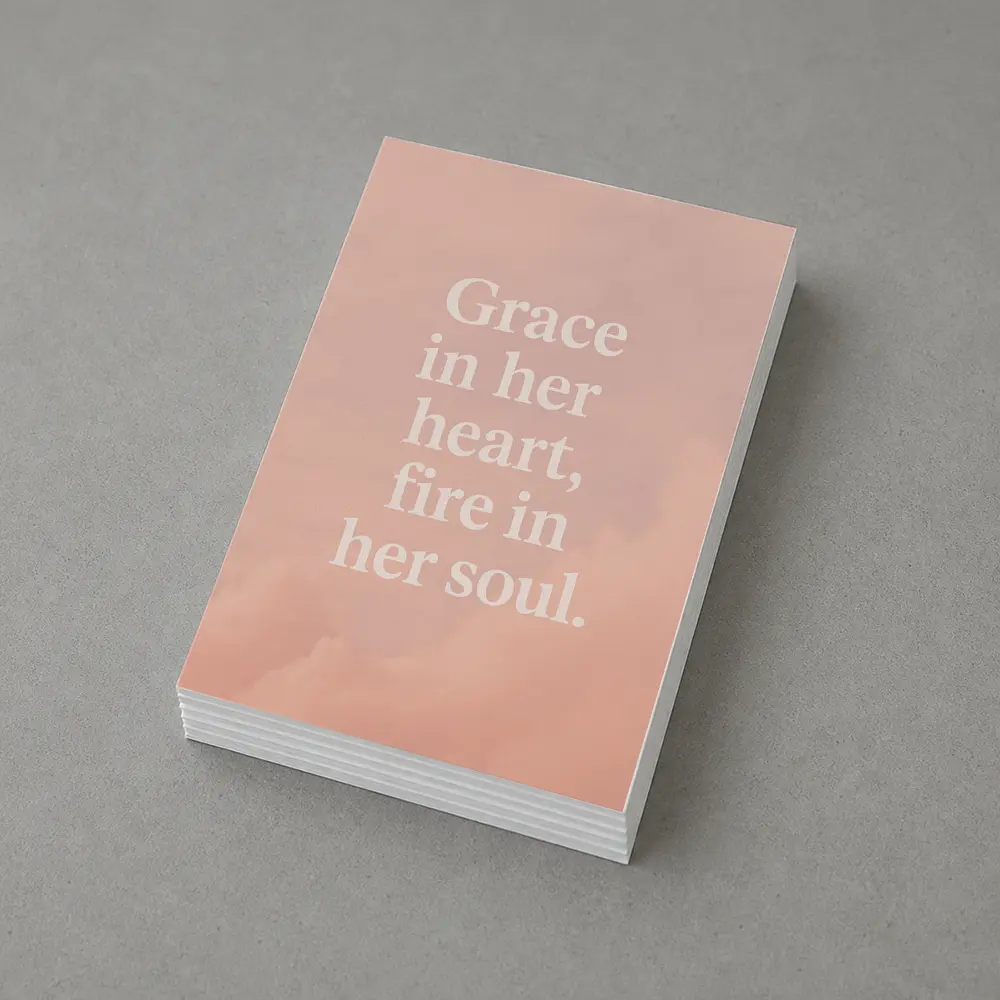 Grace In Her Heart Fire In Soul – Postcards