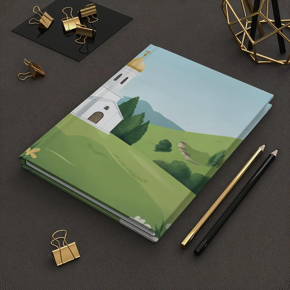 Orthodox Church Golden Domes Green Hills – Notebooks