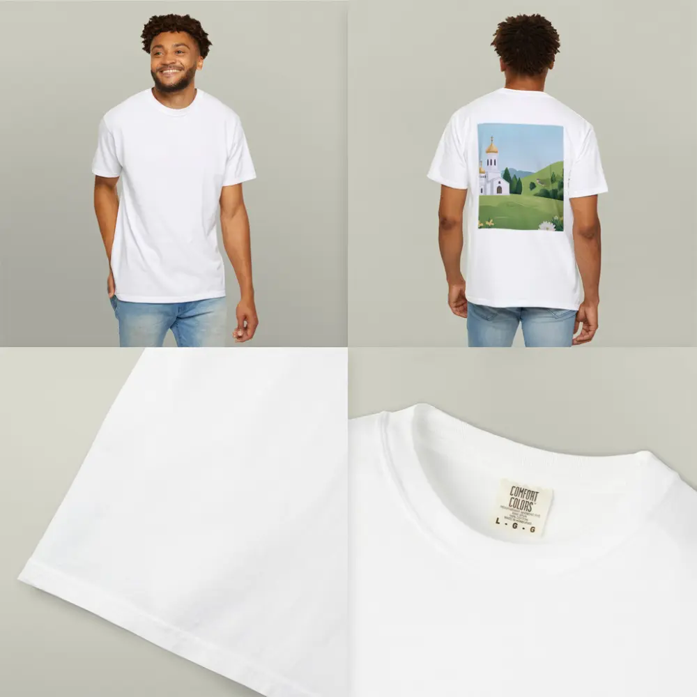 Orthodox Church Golden Domes Green Hills – T-Shirts