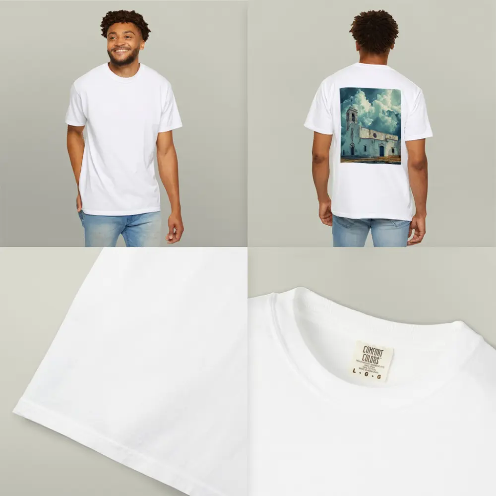 White Church Storm Clouds Dramatic Sky – T-Shirts