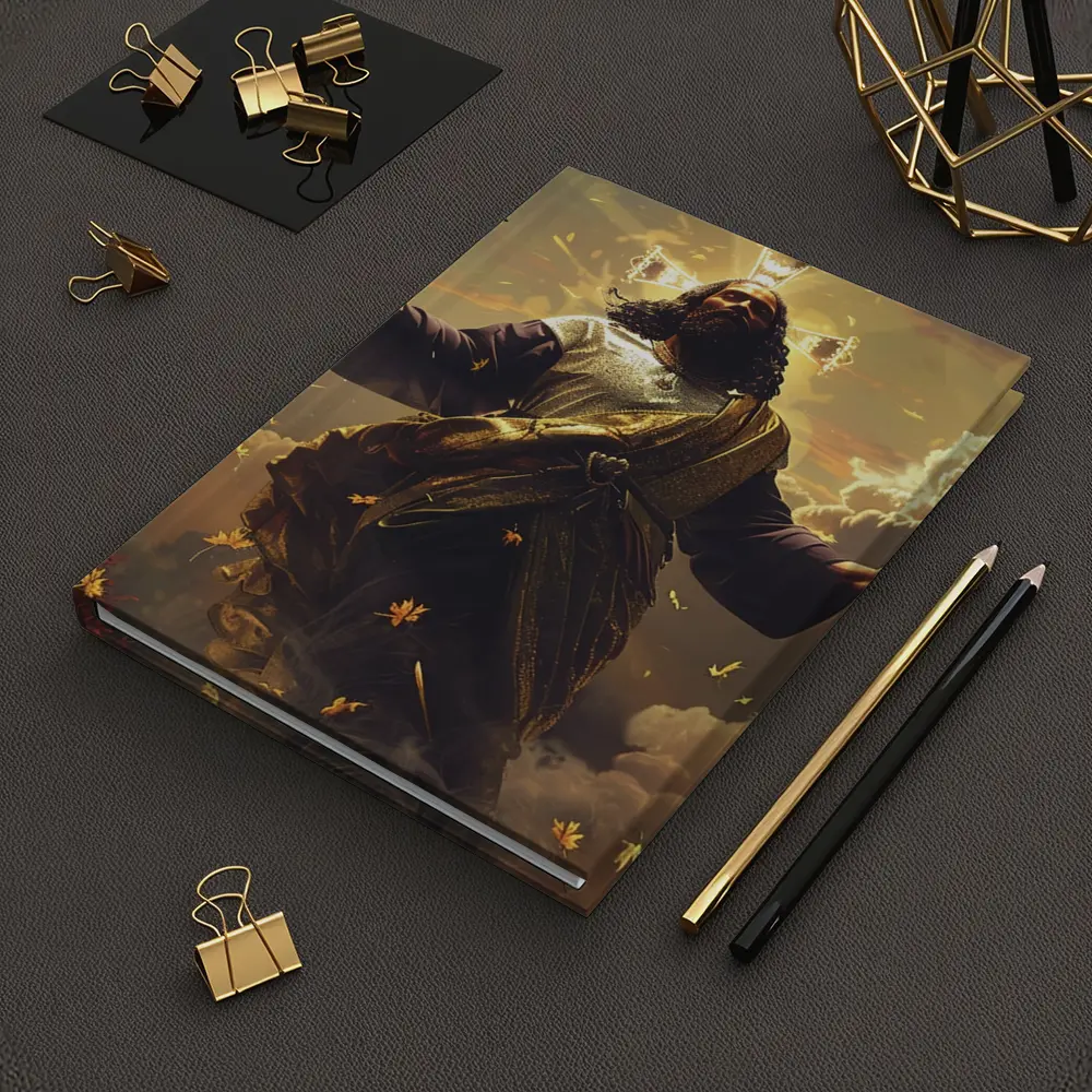 Jesus Christ Rising Above Clouds With Birds – Notebooks