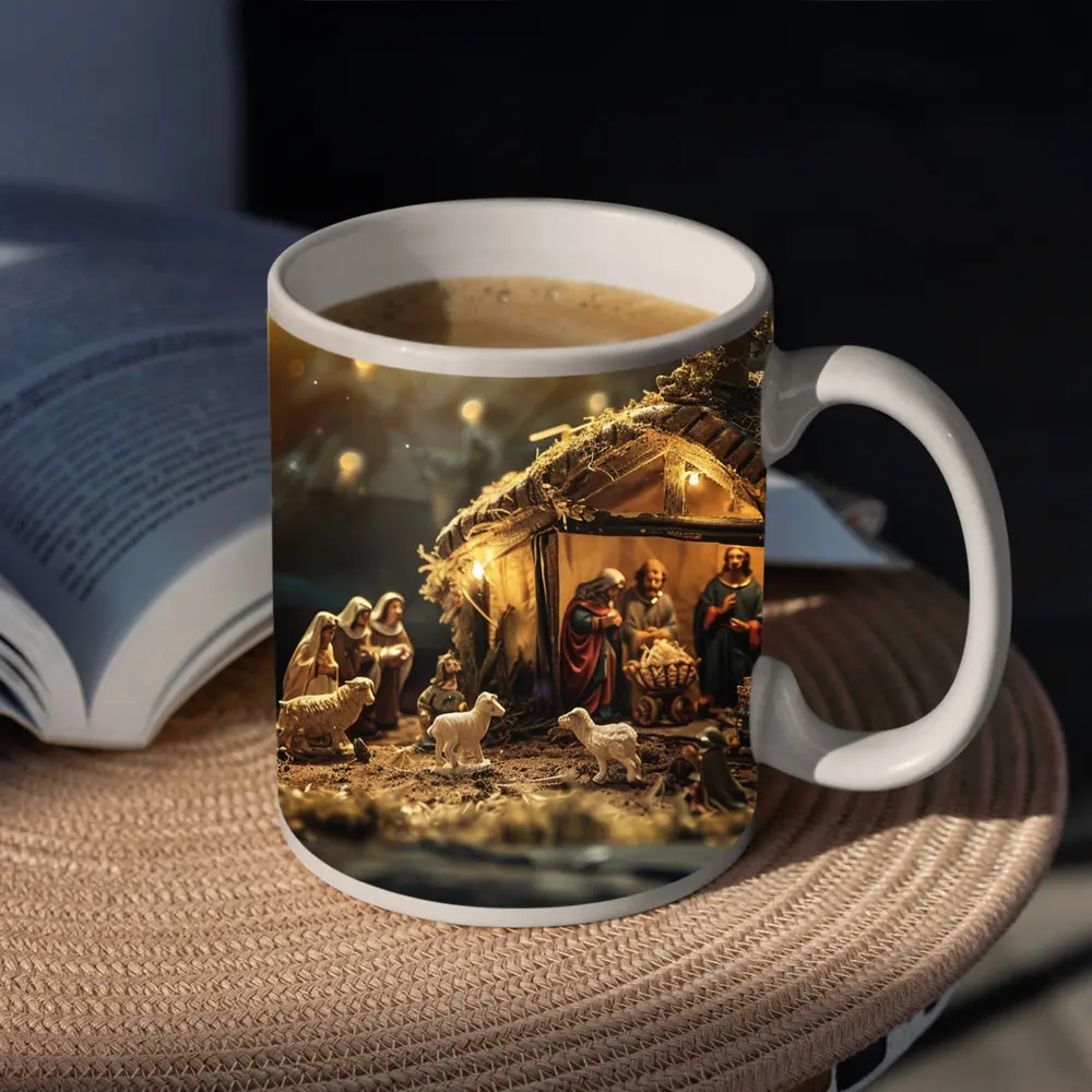 Nativity Scene Manger Christmas Holy Family – Mugs