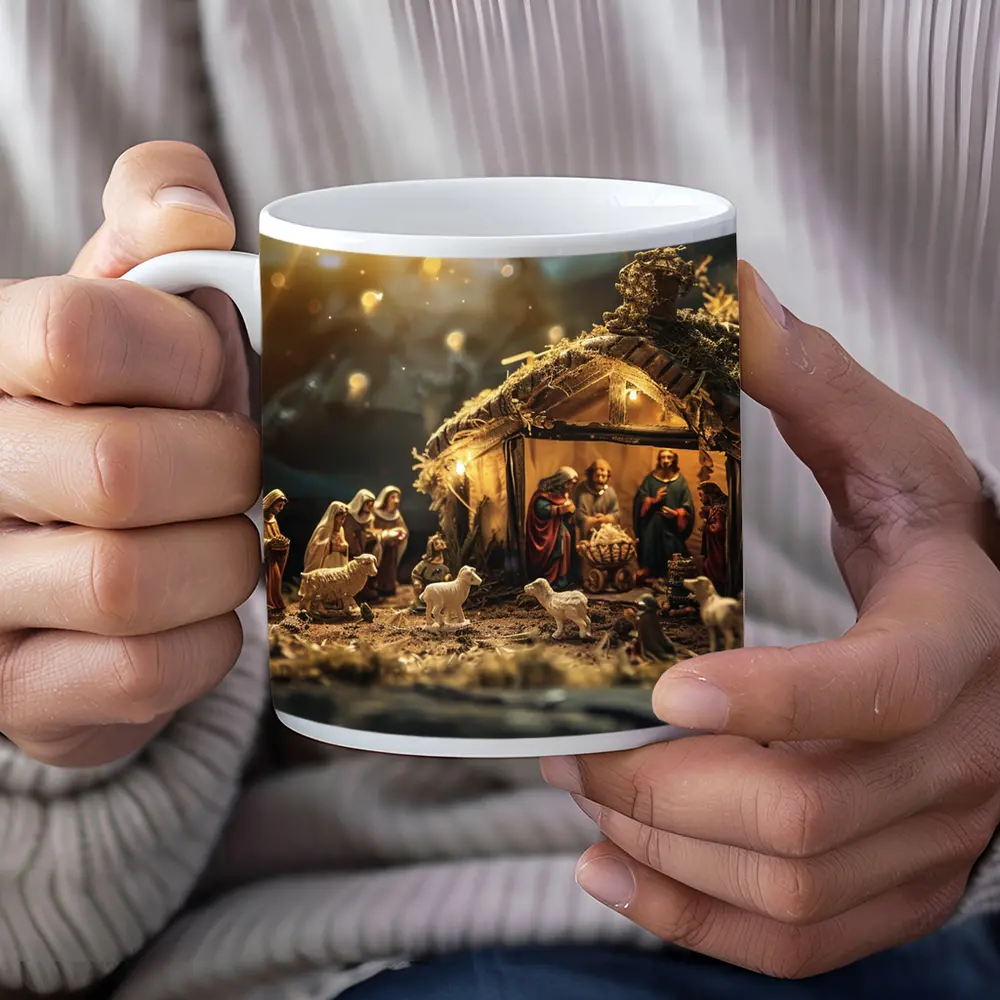 Nativity Scene Manger Christmas Holy Family – Mugs