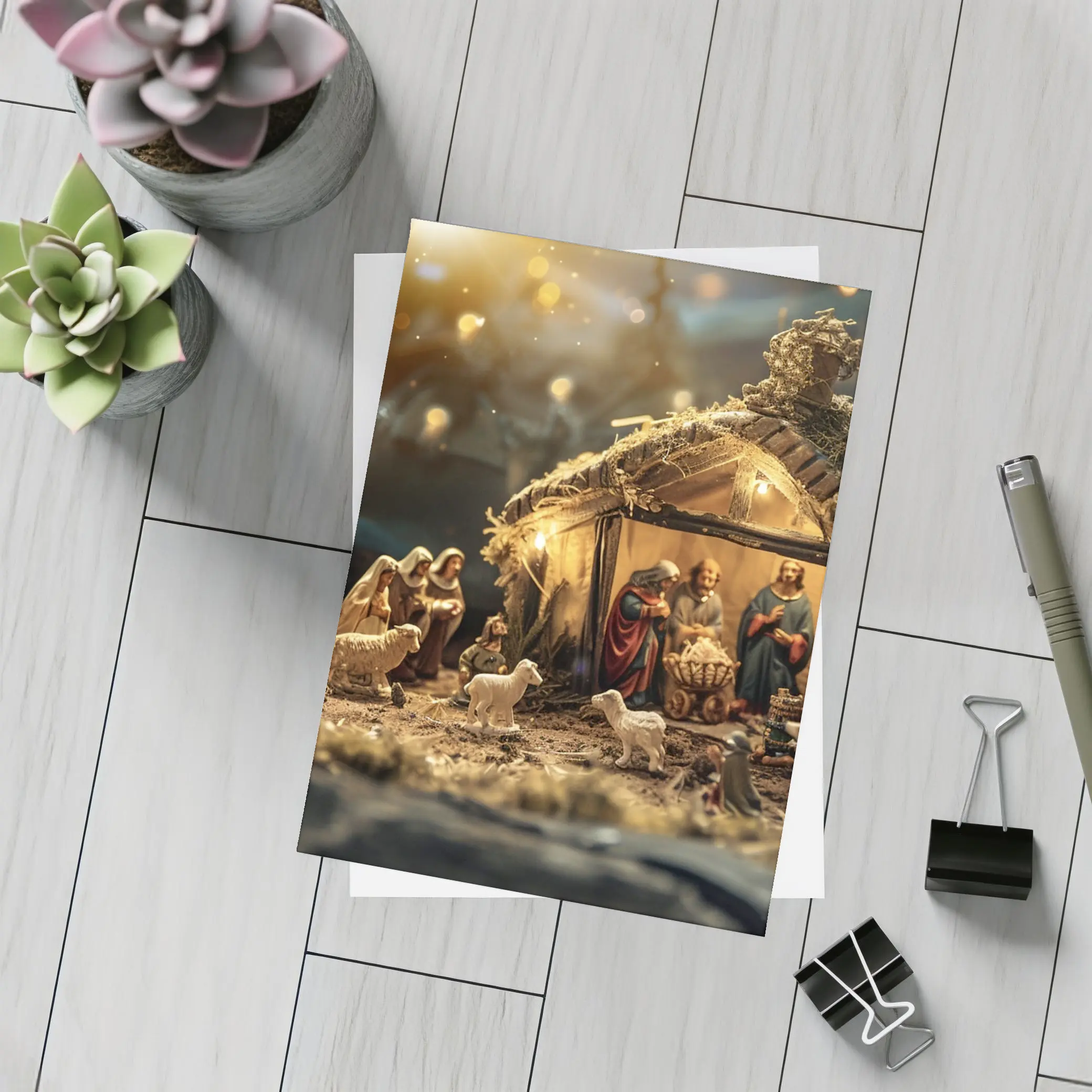 Nativity Scene Manger Christmas Holy Family – Postcards