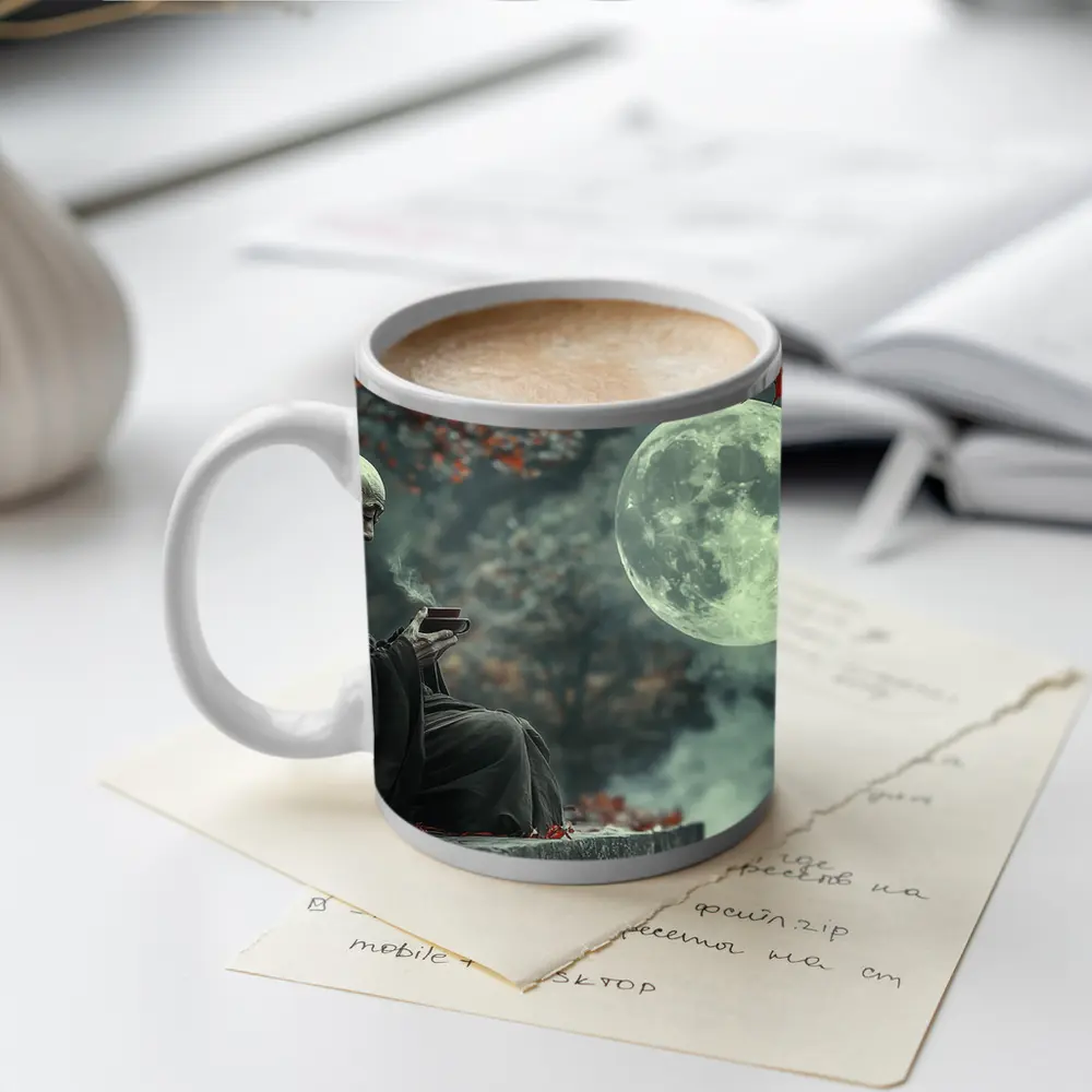 Zen Monk Tea Full Moon Red Maples – Mugs