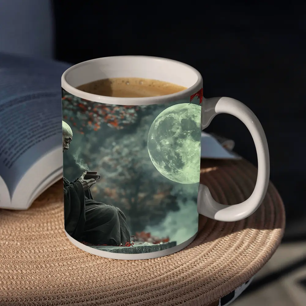 Zen Monk Tea Full Moon Red Maples – Mugs
