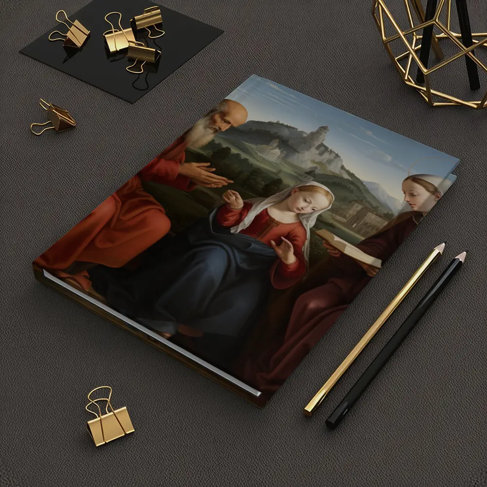 Renaissance Holy Family Classical Landscape Painting – Notebooks