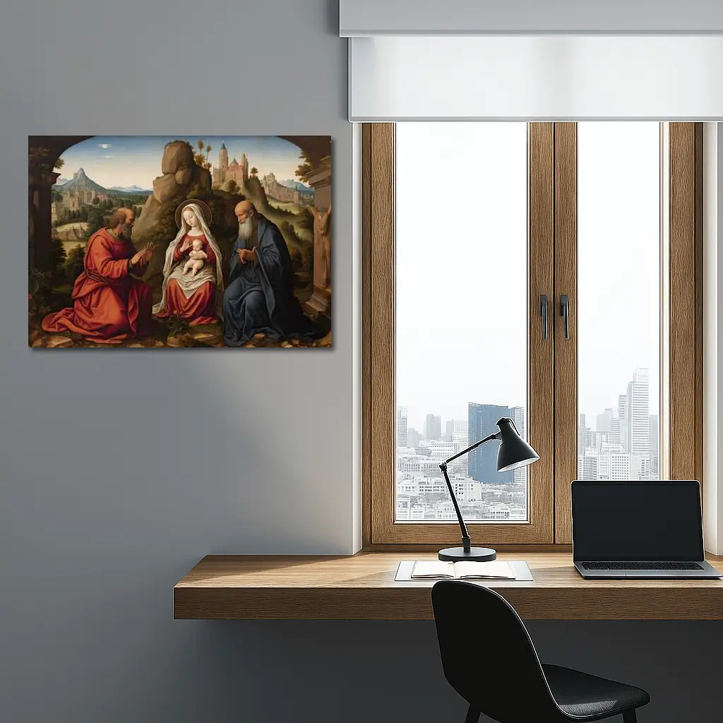 Renaissance Madonna and Child With Saints – Wall Art