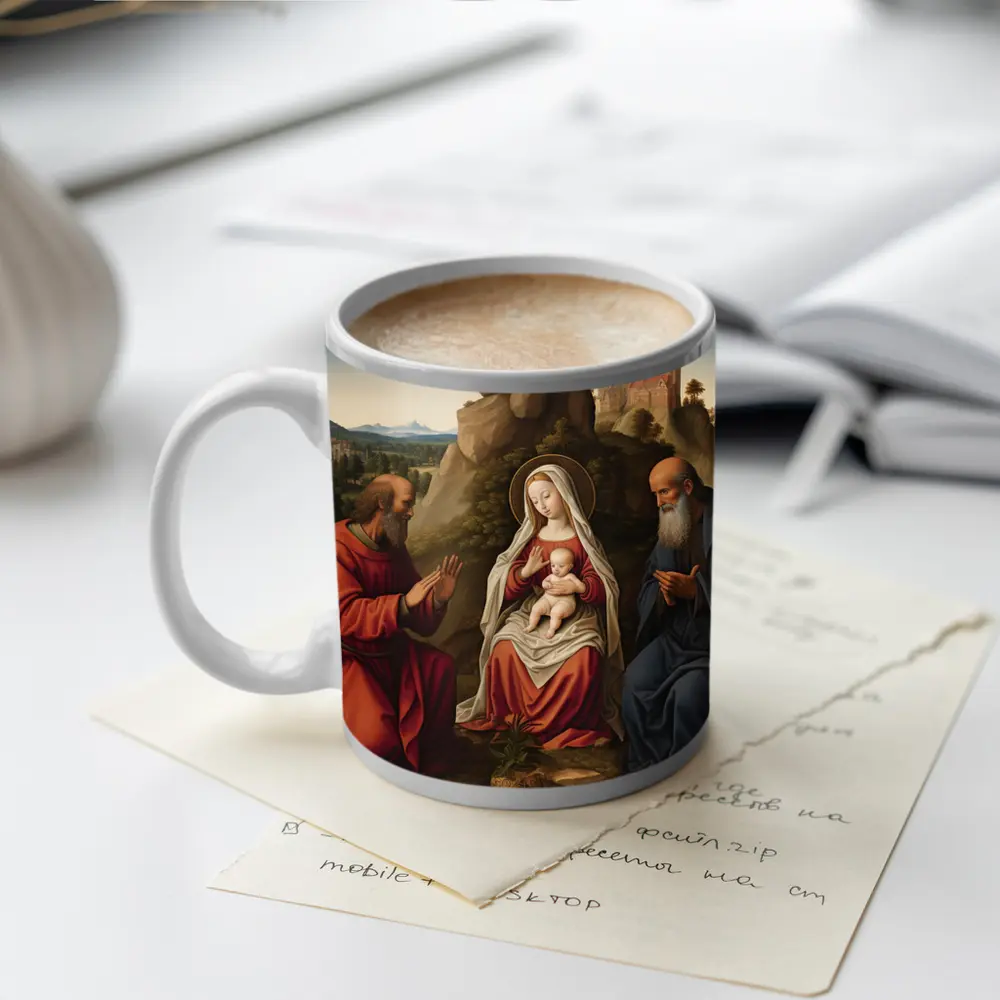 Renaissance Madonna and Child With Saints – Mugs