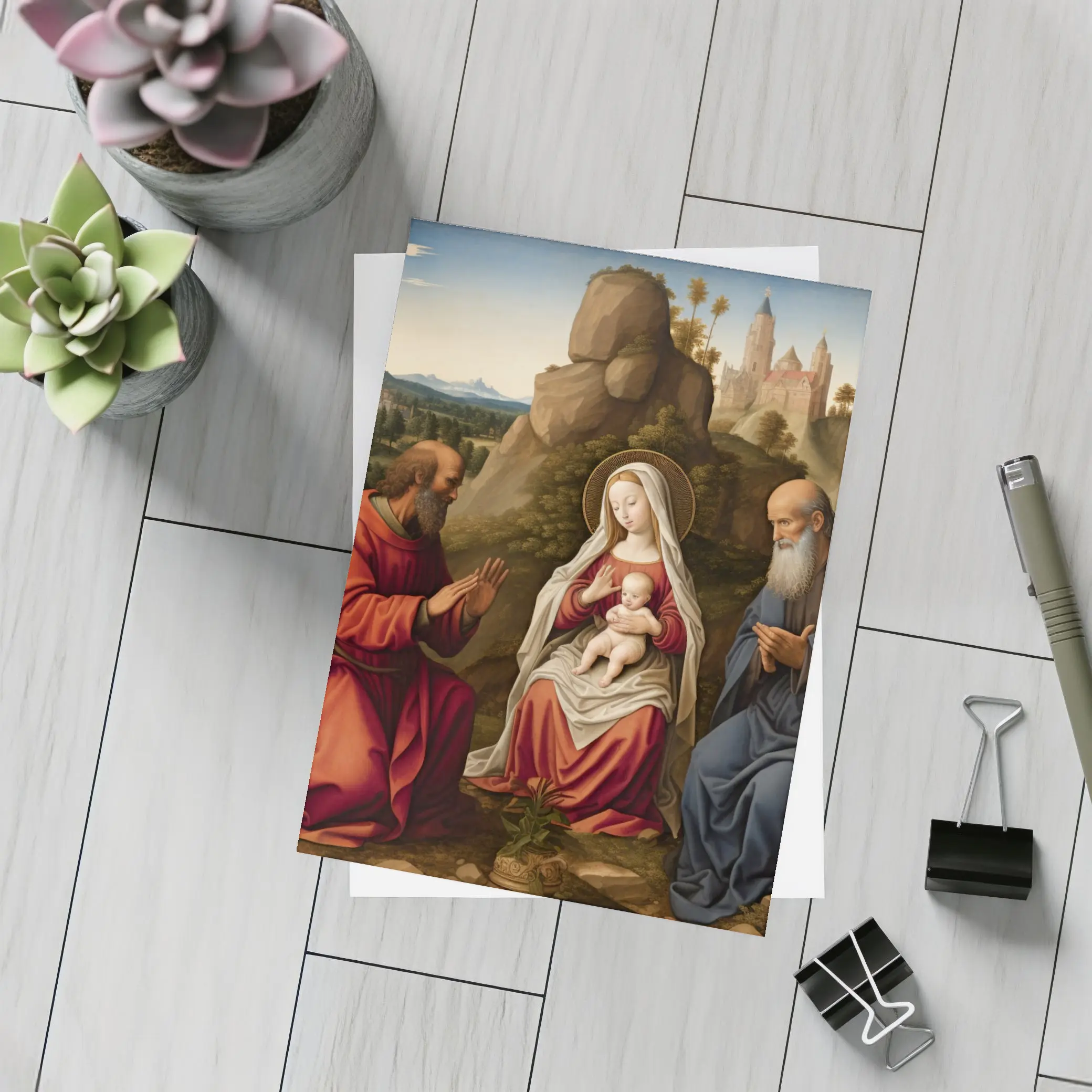 Renaissance Madonna and Child With Saints – Postcards