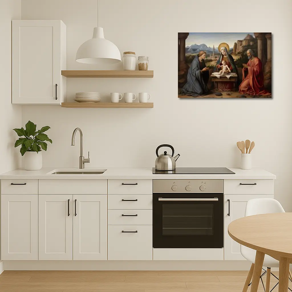 Madonna Child Saints Renaissance Religious Painting – Wall Art