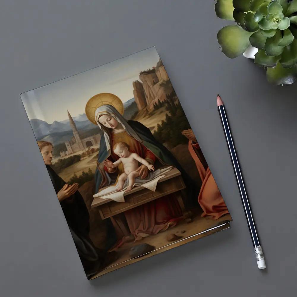 Madonna Child Saints Renaissance Religious Painting – Notebooks