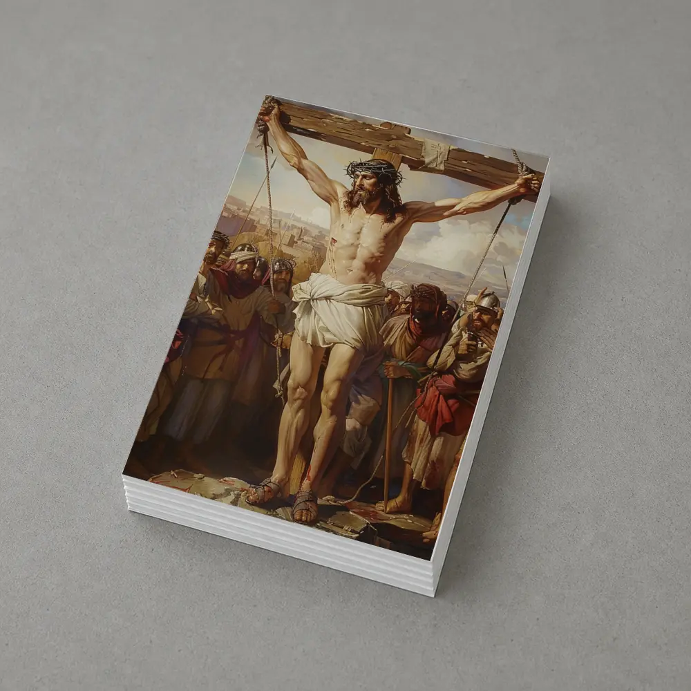 Jesus Christ Crucifixion Classical Oil Painting – Postcards