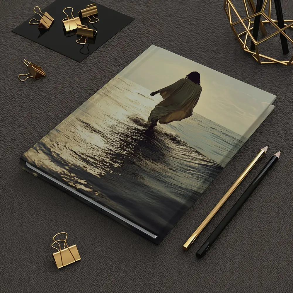 Jesus Walking On Water At Sunset – Notebooks