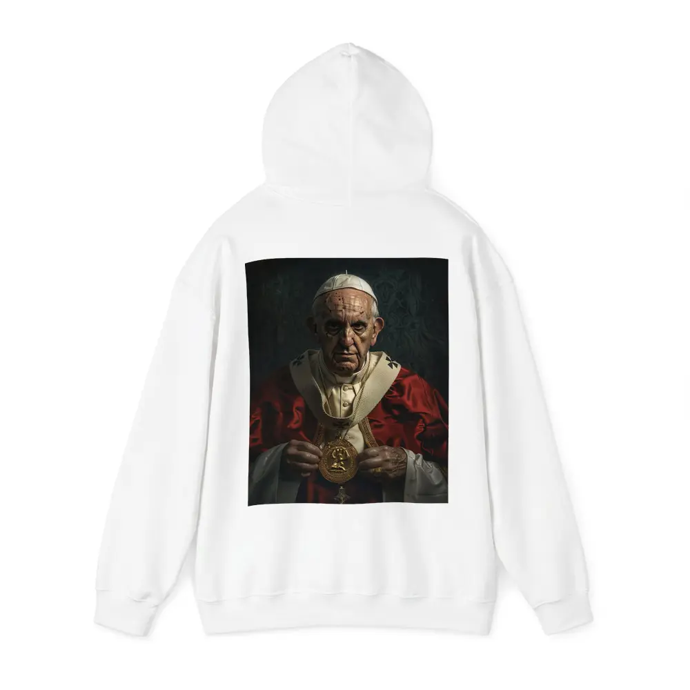 Catholic Pope Portrait Red Ceremonial Robes – Hoodies