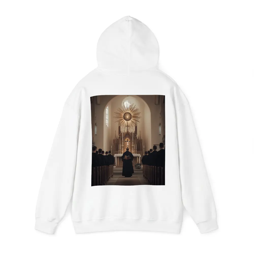 Catholic Priest Mass Ceremony Church Interior – Hoodies