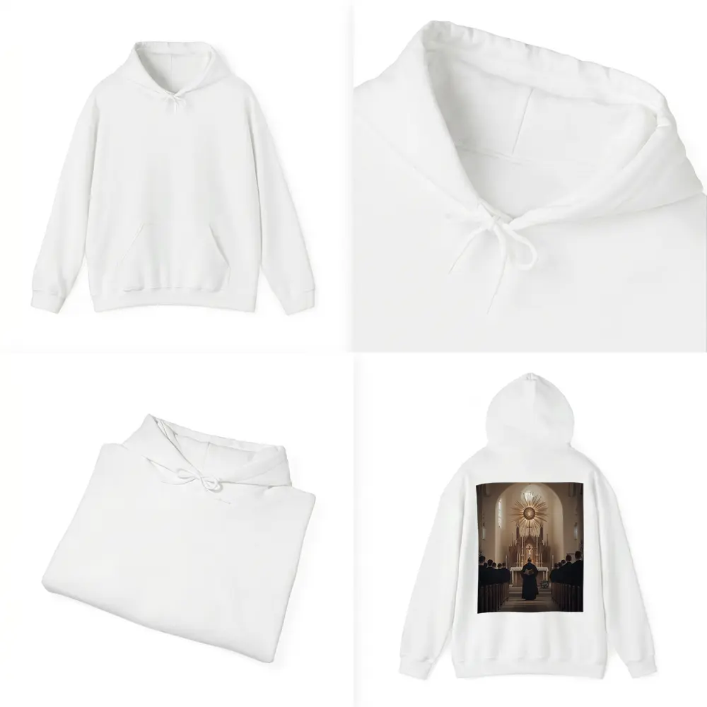 Catholic Priest Mass Ceremony Church Interior – Hoodies