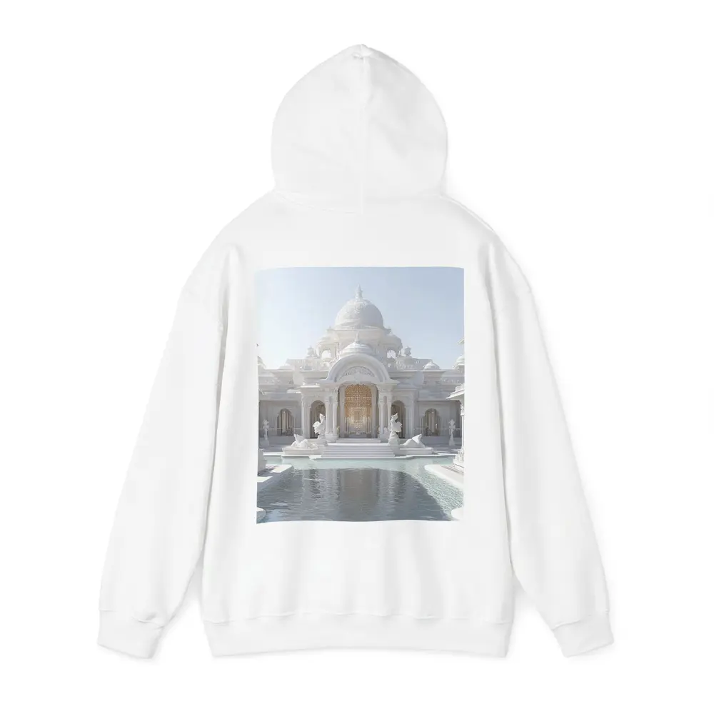 White Marble Indian Palace Reflection Pool – Hoodies