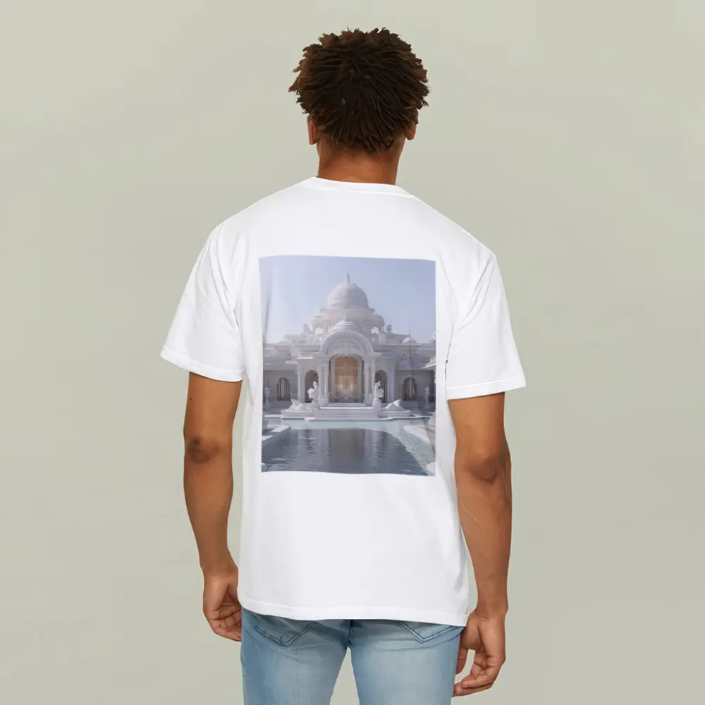 White Marble Indian Palace Reflection Pool – T-Shirts