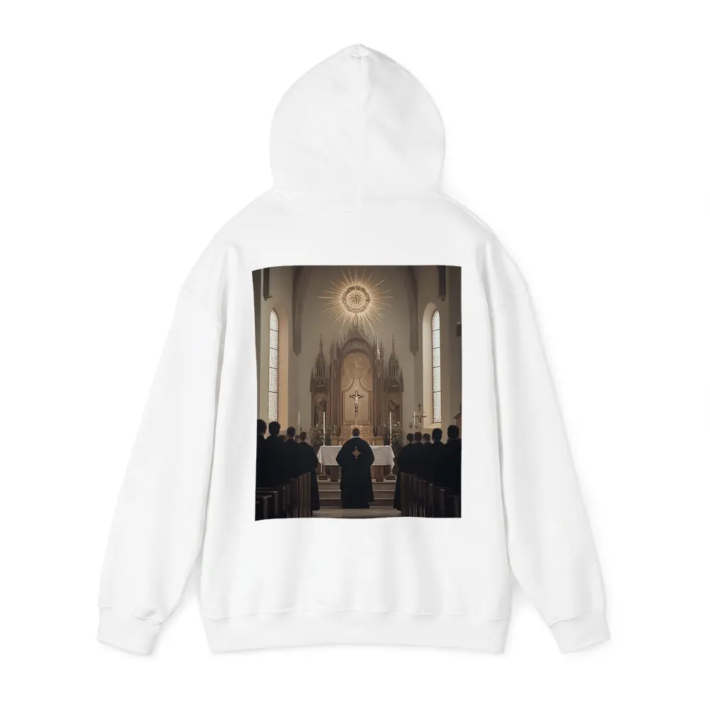 Catholic Mass Priest Altar Gothic Church Interior – Hoodies