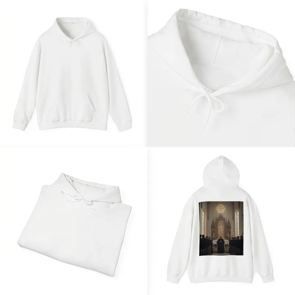 Catholic Mass Priest Altar Gothic Church Interior – Hoodies