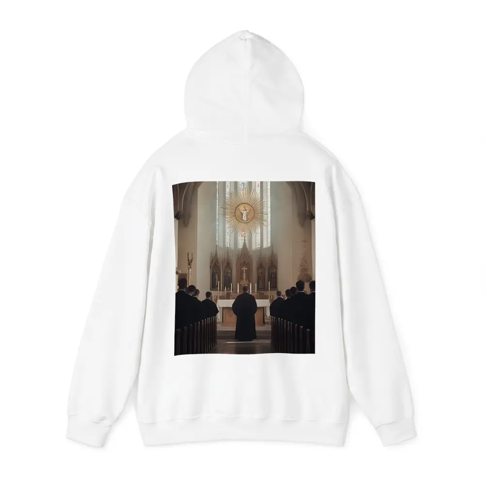 Catholic Mass Altar Church Interior Scene – Hoodies