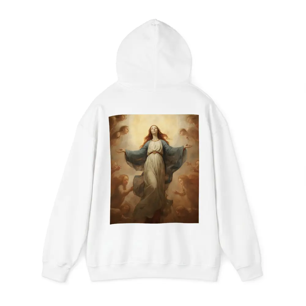 Virgin Mary Ascending Angels Religious Renaissance Art – Hoodies