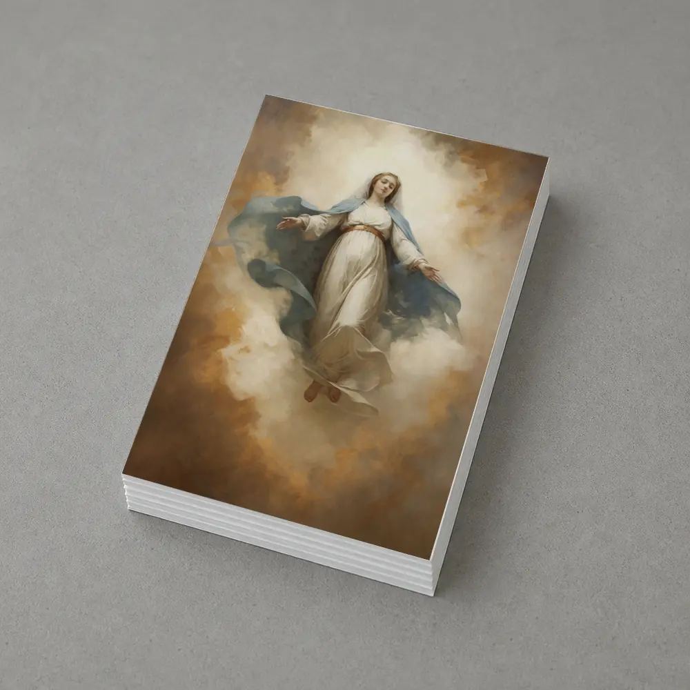 Virgin Mary Ascending Classical Oil Painting Art – Postcards