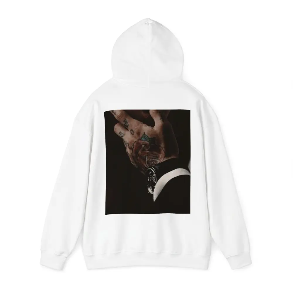 Tattooed Hand With Luxury Watch Dark Background – Hoodies