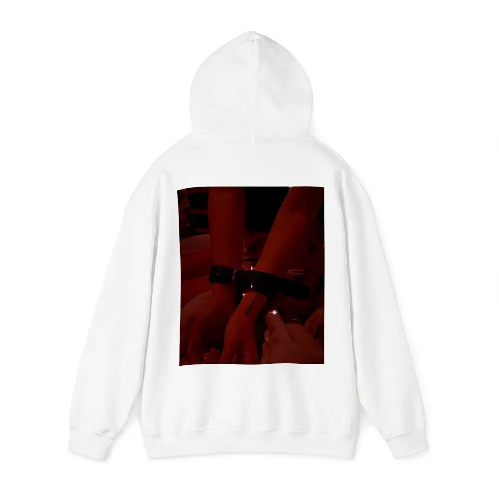 Leather Cuffs Wrists Red Moody Night – Hoodies