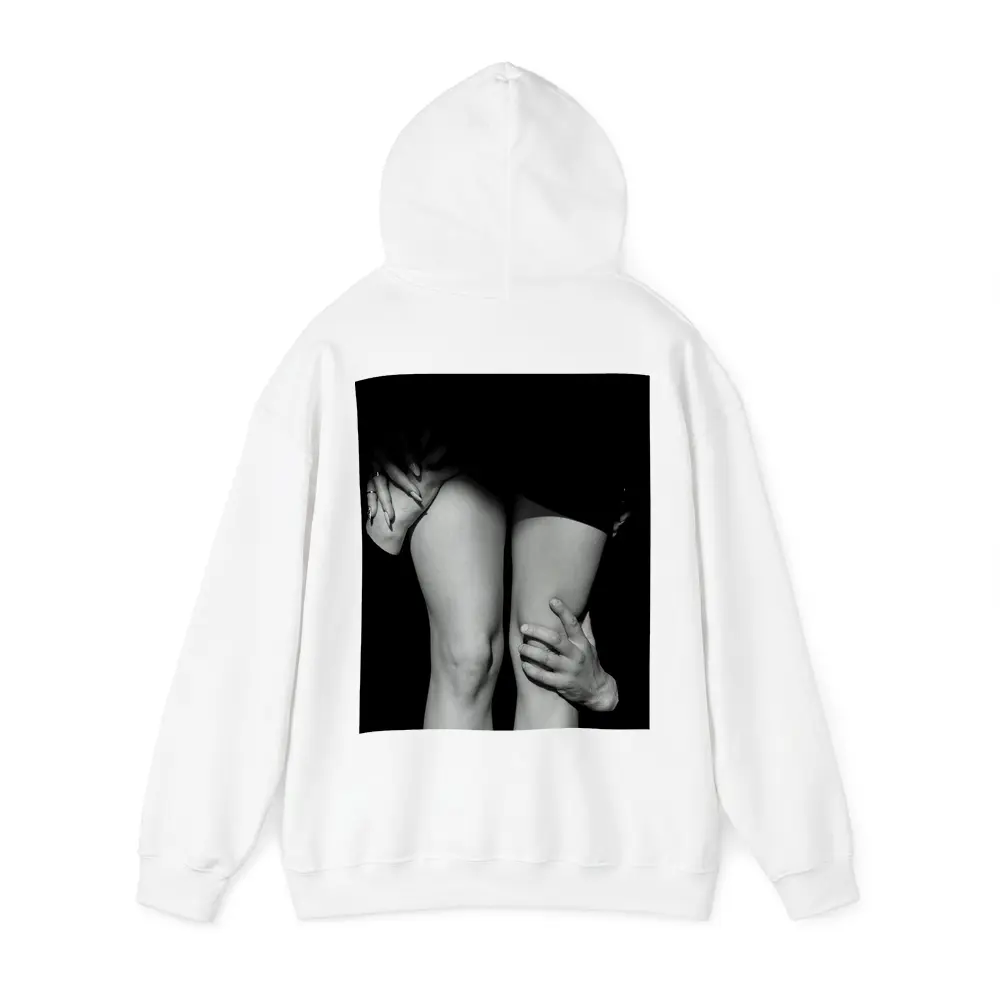 Black and White Couple Embrace Erotic Art – Hoodies