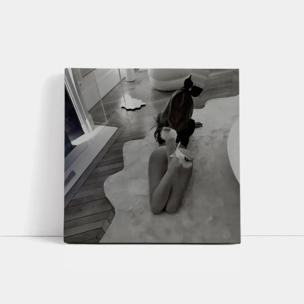Bunny Girl Kneeling Luxury Bathroom Interior – Wall Art