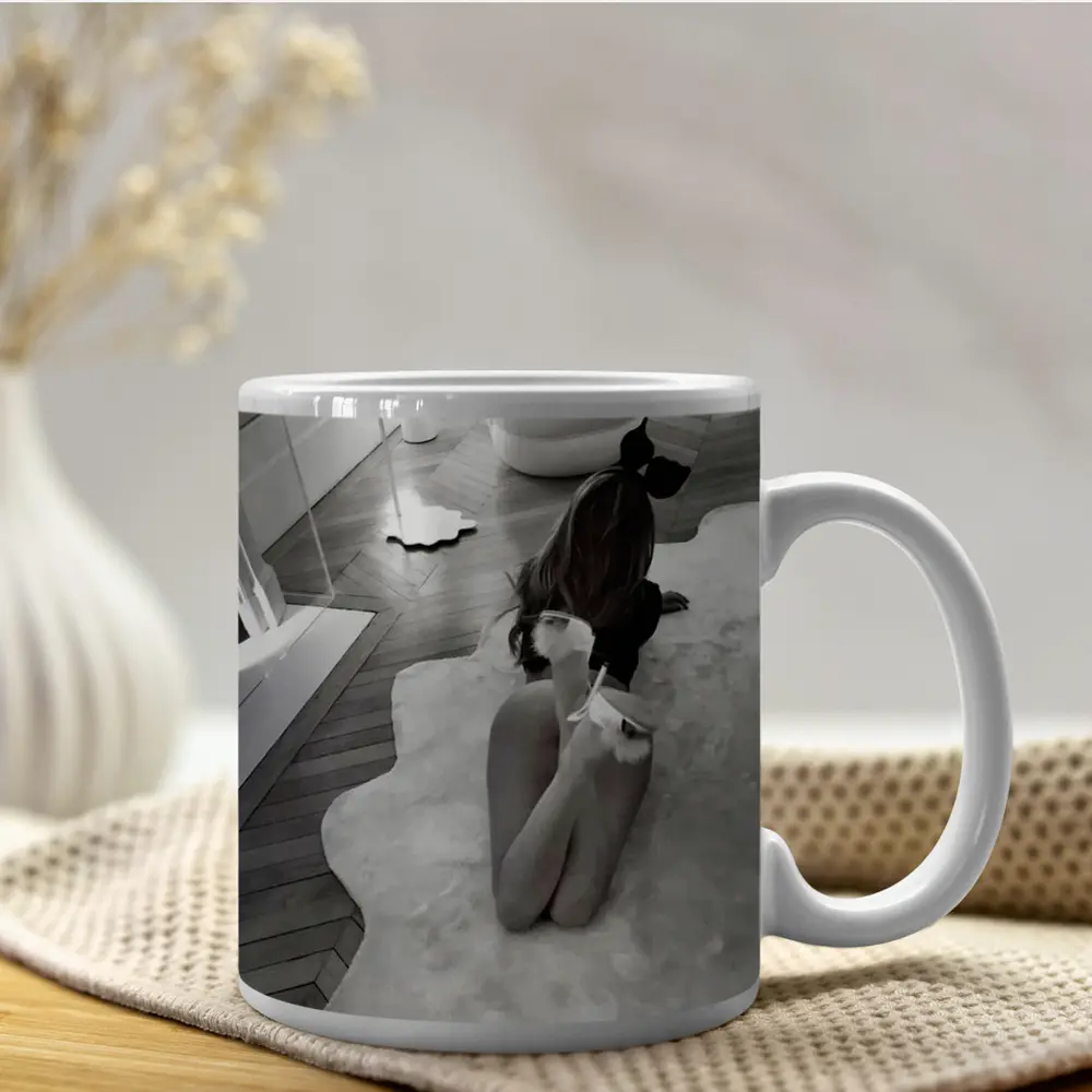 Bunny Girl Kneeling Luxury Bathroom Interior – Mugs