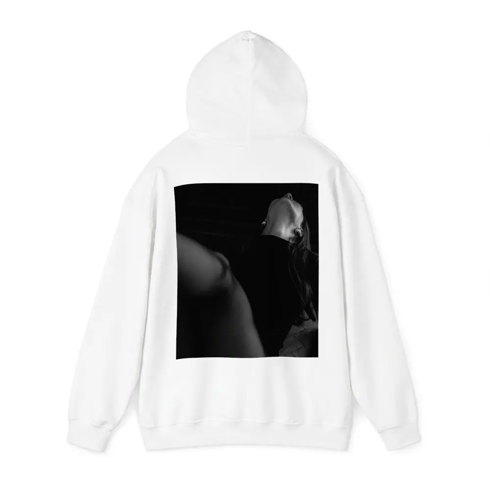 Black and White Woman Figure Dark Interior – Hoodies