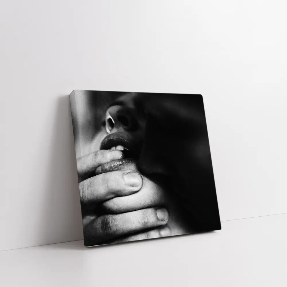 Black and White Intimate Hands Close Up – Wall Art