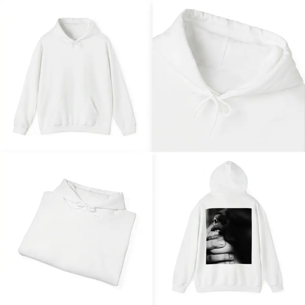 Black and White Intimate Hands Close Up – Hoodies