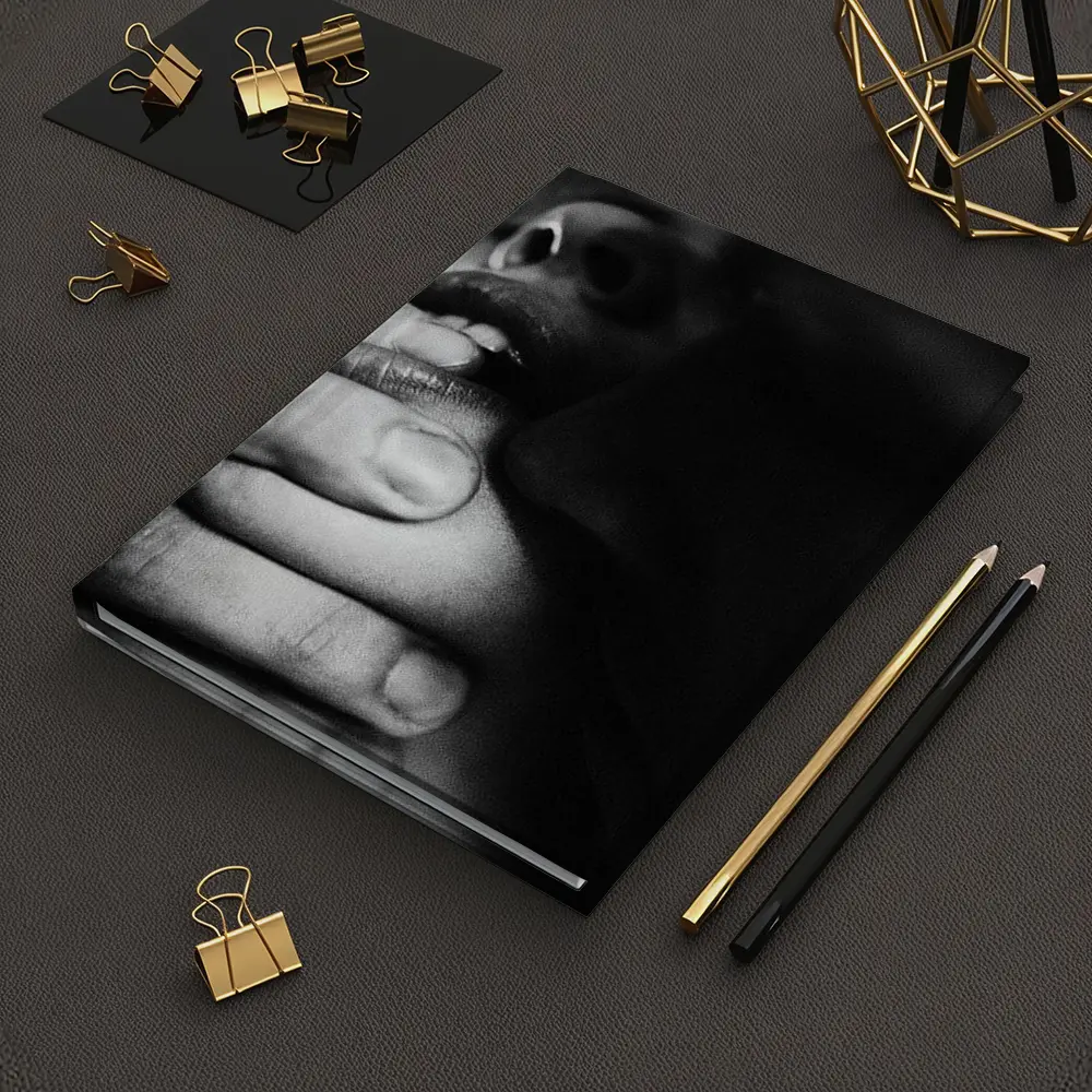 Black and White Intimate Hands Close Up – Notebooks