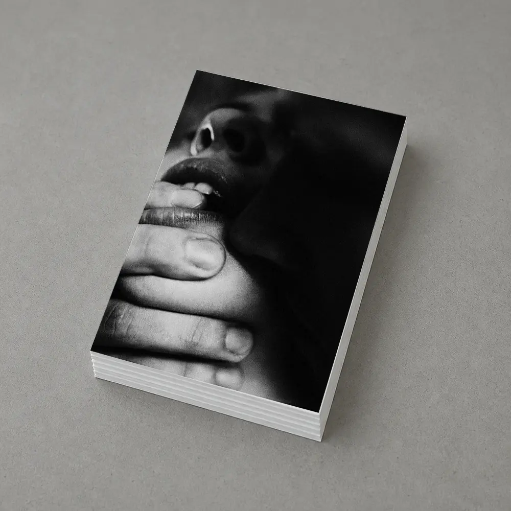 Black and White Intimate Hands Close Up – Postcards