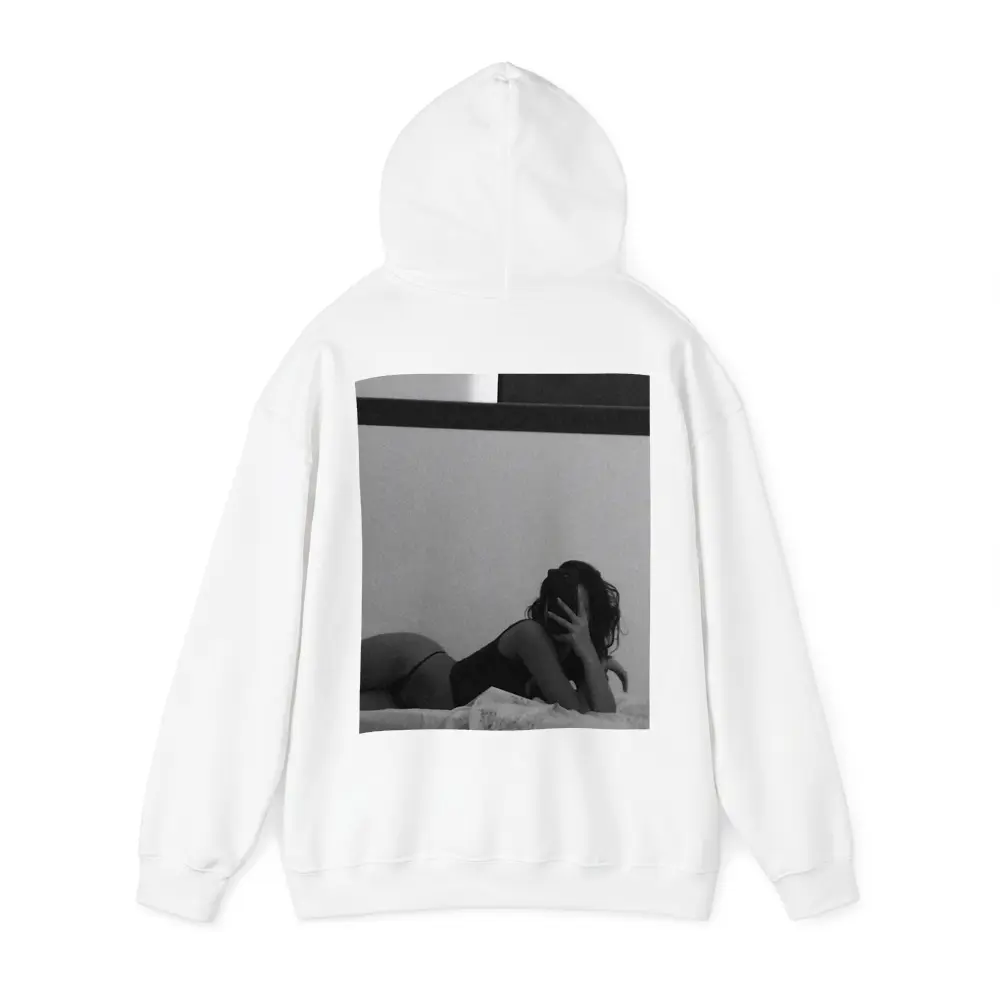 Black and White Woman Lingerie Bedroom Art – Hoodies