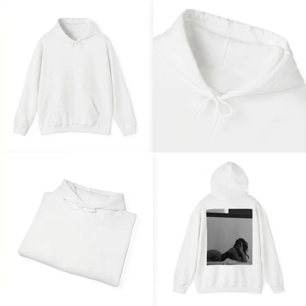 Black and White Woman Lingerie Bedroom Art – Hoodies
