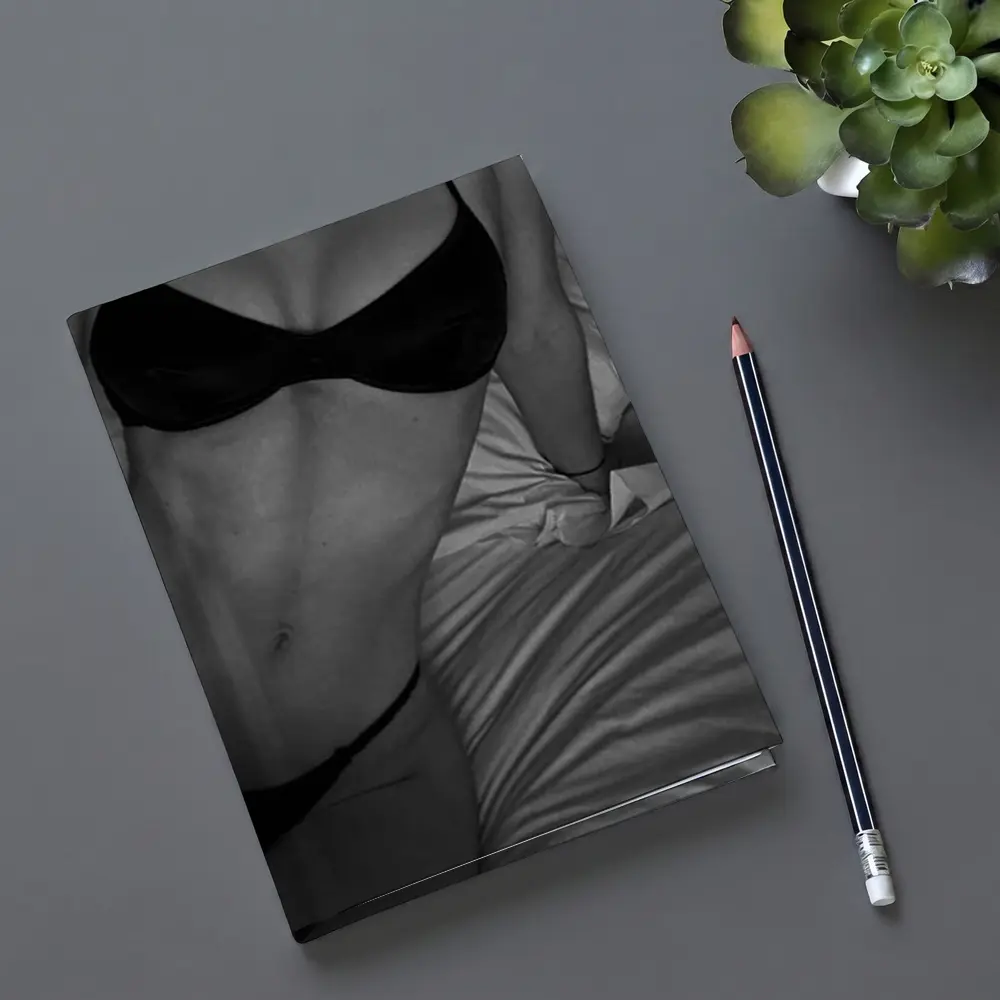 Black And White Woman Lingerie Bed Scene – Notebooks